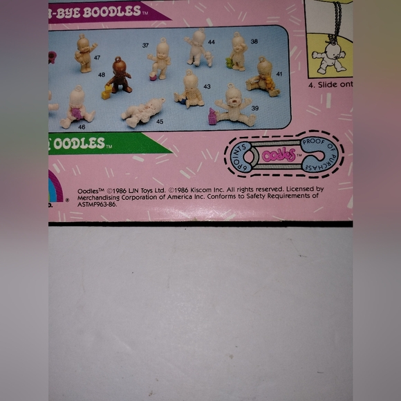 Vintage LJN Oodles Dolls 1 - 6 Coochy Coodles Figures w/Cards & Bracelet NIP - Picture 7 of 8